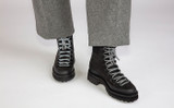 Nanette Tech | Womens Hiker Boots in Black on Vibram Sole | Grenson - Lifestyle View