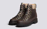 Nanette Tech | Womens Hiker Boots in Brown on Vibram Sole | Grenson - Main View