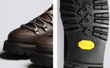 Nanette Tech | Womens Hiker Boots in Brown on Vibram Sole | Grenson - Test View
