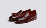 Merlin | Loafers for Men in Tan Dipped Leather | Grenson - Main View