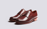 Curt | Derby Shoes for Men in Tan Dipped Leather | Grenson - Main View