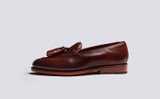 Miranda | Loafers for Women in Tan Dipped Leather | Grenson - Side View