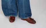 Miranda | Loafers for Women in Tan Dipped Leather | Grenson - Lifestyle View