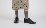 Rose | Brogues for Women in Black Dipped Leather | Grenson - Lifestyle View