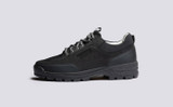 Sneaker 54 | Shoes for Men in Black on Vibram Sole | Grenson - Lifestyle View