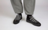 Sneaker 68 | Mens Sneakers in Black with Mudguard | Grenson - Lifestyle View