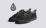 Sneaker 68 | Mens Sneakers in Black with Mudguard | Grenson - Main View