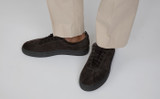Sneaker 1 | Mens Sneakers in Grey Suede | Grenson - Lifestyle View