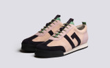 Sneaker 51 | Mens Trainers in Beige Multi Suede | Grenson - Main View