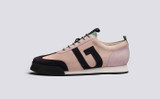 Sneaker 51 | Mens Trainers in Beige Multi Suede | Grenson - Side View
