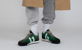 Sneaker 51 | Mens Trainers in Green Multi Suede | Grenson - Lifestyle View