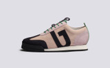 Sneaker 51 | Womens Trainers in Beige Multi Suede | Grenson - Side View