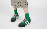 Sneaker 51 | Womens Trainers in Green Multi Suede | Grenson - Lifestyle View