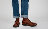 Clement | Mens Chukka Boots in Tan Leather | Grenson - Lifestyle View