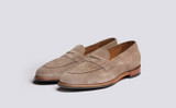 Lloyd | Loafers for Men in Beige Suede | Grenson - Main View