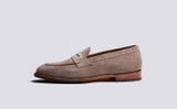 Lloyd | Loafers for Men in Beige Suede | Grenson - Side View