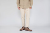 Dylan | Mens Brogues in Beige Suede | Grenson - Lifestyle View