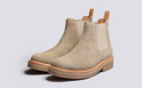 Colin | Chelsea Boots for Men in Beige Suede | Grenson - Main View