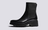Tilly | Chelsea Boots for Women in Black Leather | Grenson - Side View