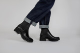 Tilly | Chelsea Boots for Women in Black Leather | Grenson - Lifestyle View