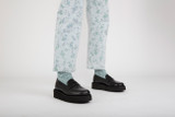 Celeste | Womens Black Loafers with Wedge Sole | Grenson - Lifestyle View