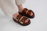 Ida | Womens Sandals in Tan Leather | Grenson - Lifestyle View