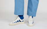 Sneaker 76 | Womens Cutout Sneakers in White | Grenson - Lifestyle View