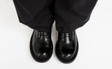 Desmond | Mens Boots in Black Bookbinder Leather | Grenson - Lifestyle View