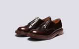Dermot | Mens Shoes in Brown Bookbinder Leather | Grenson - Main View