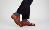 Shrewsbury | Mens Monk Shoes in Brown Leather | Grenson - Lifestyle View