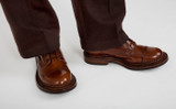 Desmond | Mens Boots in Brown Bookbinder Leather | Grenson - Lifestyle View