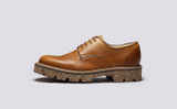 Evie | Womens Shoes in Olive Tanned Leather | Grenson - Side View
