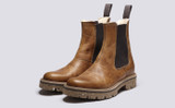 Milly | Womens Chelsea Boots in Olive Tanned Leather | Grenson - Main View