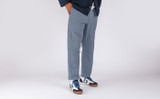Sneaker 51 | Mens Trainers in White with Blue Suede | Grenson - Lifestyle View