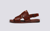Willa 3 | Womens Sandals in Tan Leather | Grenson - Side View