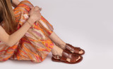 Willa 3 | Womens Sandals in Tan Leather | Grenson - Lifestyle View