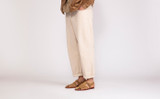 Quincy | Mens Sandals in Caramel Suede | Grenson - Lifestyle View