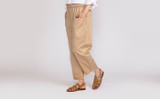 Queenie | Womens Sandals in Caramel Suede | Grenson - Lifestyle View