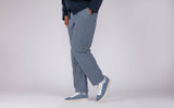 Sneaker 1 | Mens Sneakers in Light Blue Suede  | Grenson - Lifestyle View