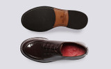 Caitlyn | Womens Shoes in Brown Leather | Grenson - Top and Sole View