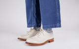 Caitlyn | Womens Shoes in White Nappa Leather | Grenson - Lifestyle View