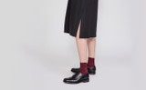 Evangeline | Womens Brogues in Black Leather | Grenson - Lifestyle View 2