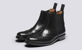 Liv | Womens Chelsea Boots in Black Leather | Grenson - Main View
