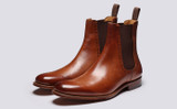 Howard | Mens Chelsea Boots in Tan Leather | Grenson - Main View