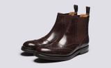 Ralph | Mens Chelsea Boots in Brown Leather | Grenson - Main View