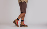 Reid | Mens Hiker Boots in Natural Leather | Grenson - Lifestyle View 2