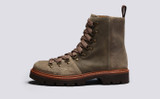 Brady | Mens Hiker Boots in Waxy Leather | Grenson - Side View