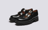 Etta | Mary Jane Shoes for Women in Black Leather | Grenson - Main View