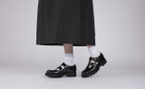 Etta | Mary Jane Shoes for Women in Black Leather | Grenson - Lifestyle View 2