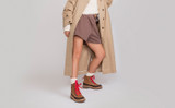 Blair | Womens Hiker Boots in Natural Leather | Grenson - Lifestyle View 2